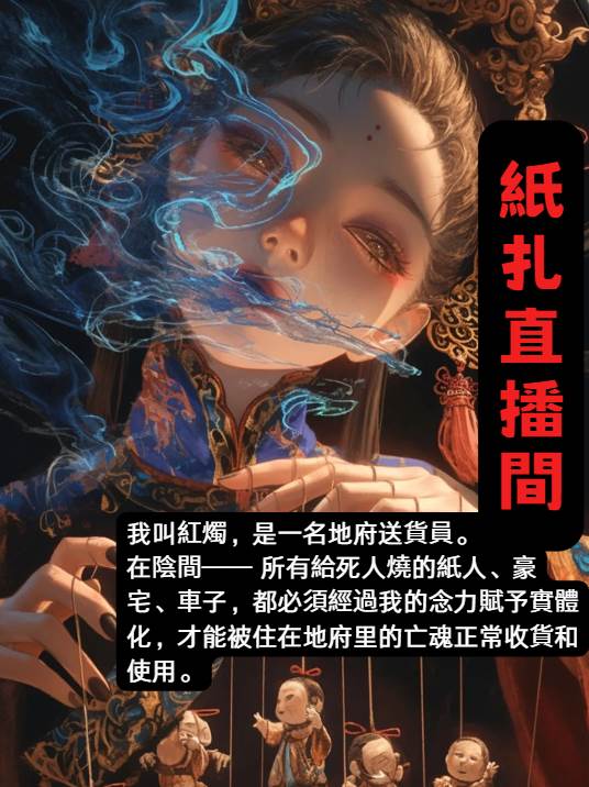 超絕靈異文～【紙扎直播間】我叫紅燭，是一名地府送貨員。