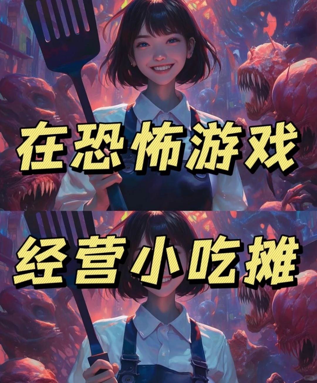 血盆大嘴想咬我，我反手塞了肉夾饃⁉️
