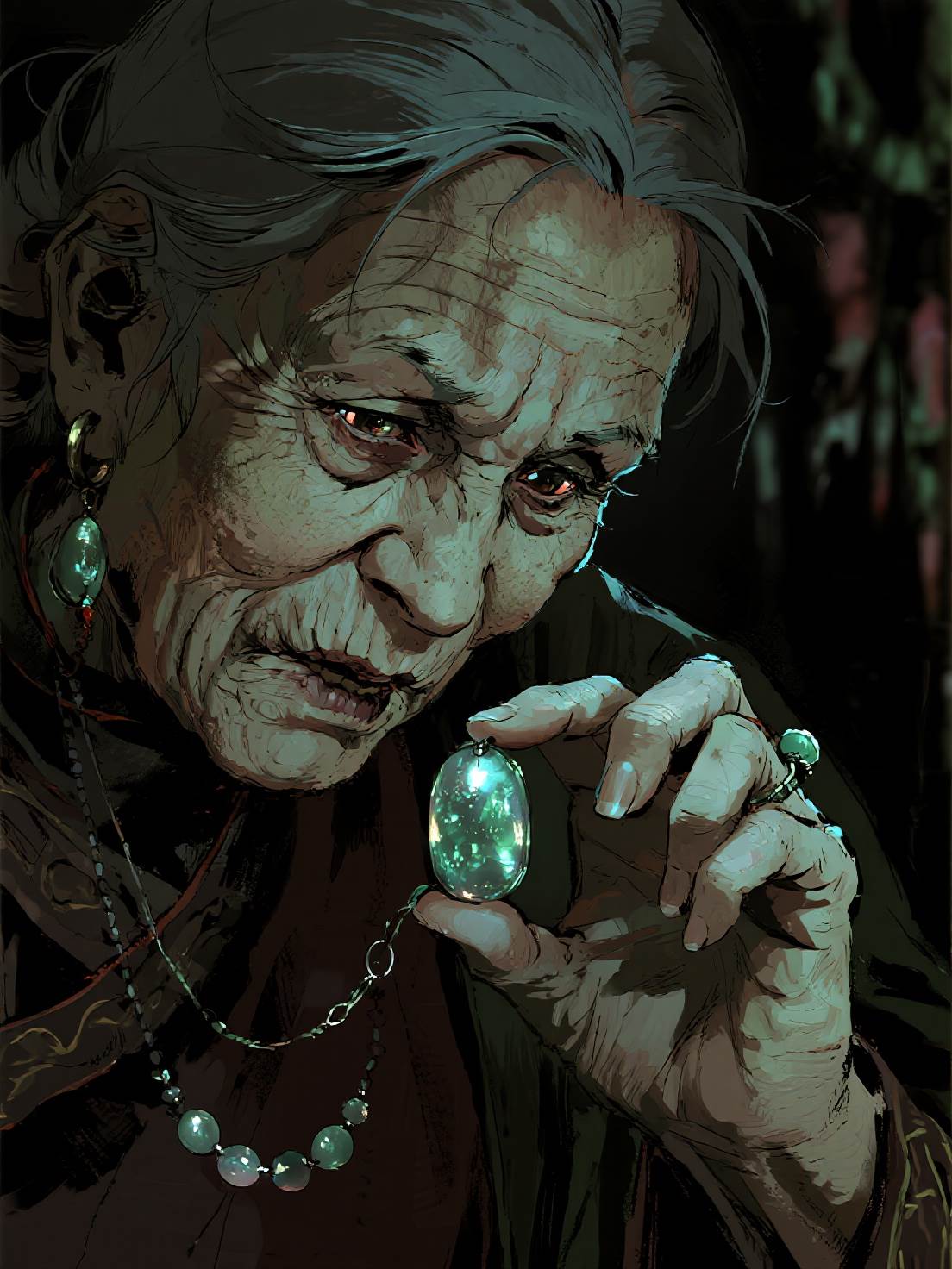 我奶給我的保命玉珮炸了